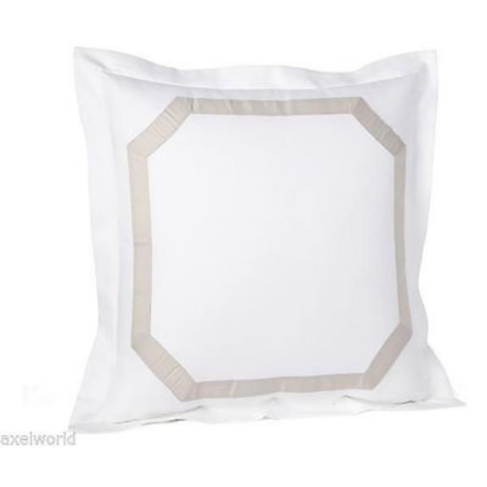 Ralph Lauren Suite Framed Pique Sham 26” x 26”